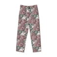 thumbnail image 4 of Xecao Rose Flowers Men's Straight Lounge Pajama Pants: The Ultimate in Comfortable Sleepwear, 4 of 9