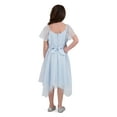 thumbnail image 2 of Kensie Girl Short Sleeve Embroidered Mesh Special Occasion Dress, Sizes 4-16, 2 of 7