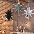 thumbnail image 2 of Decoración de fiesta navideña, estrella de papel de nueve esquinas, cumpleaños, boda, escaparate, aula, lugar, escena, techo, accesorios para colgar en la pared, 2 of 5