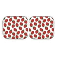 thumbnail image 7 of Goofa Hand Drawn Strawberry Pattern 2 Piece Car Windshield Sun Shade Foldable | Front Windshield Shade for Sun, Heat and UV Rays | Sunshade for Car Front Window-Large, 7 of 7