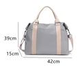 thumbnail image 2 of Travel Gym Bag , Tote Bag Carry on Luggage Sport Duffle Weekender Bags with Wet Pocket - light grey, 2 of 5