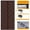 Coffee, variant on Thermal Insulated Door Curtain, Size 31.5"x75", Upgraded Oxford Cloth Filled with Thicken Cotton, Insulation Cover Blanket for Winter/French/Patio/Sliding Glass Doors, Red