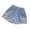 Blue 014, variant on Esaierr 3-13T Little&big Girls Summer Denim Shorts Teen Elastic Waistband Jeans Shorts Thin Section with Pocket Shorts for Baby Kids