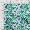 thumbnail image 2 of oneOone Georgette Viscose Sky Blue Fabric Florals Fabric For Sewing Printed Craft Fabric By The Yard 42 Inch Wide, 2 of 6