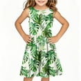 thumbnail image 2 of Antinious Little Girls Summer Dress,Toddler Girl Casual Dress,Kids Casual Print Dress Stretchy Camisole Sleeveless Dress A Line Dress,Multicolor,120, 2 of 5