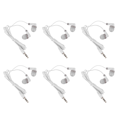thumbnail image 1 of 6 Pcs 3.5mm In-Ear Stereo Earbuds Headphone Earphone Headset for Mobile Phone MP4 MP3, 1 of 9