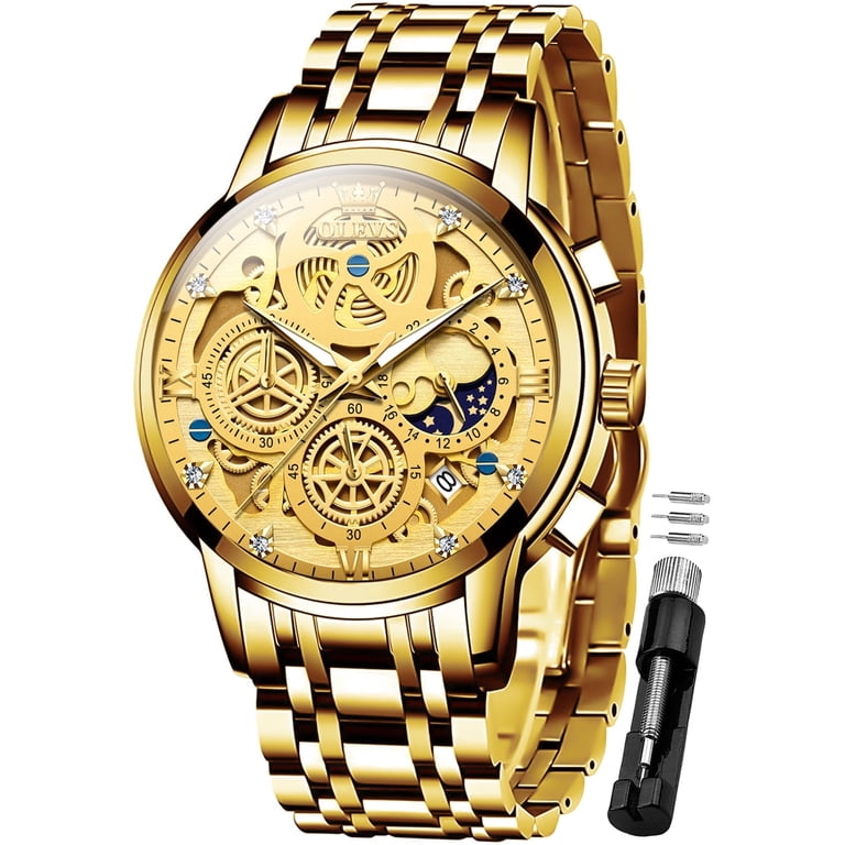 OLEVS Men's Chronograph Luxury Watch Stainless Steel photo 1