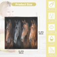 thumbnail image 2 of SKYSONIC Beautiful Horse Portraits Baby Muslin Washcloths Face Towel, Burp Cloths Cotton Wipes 5 PCS Infant Wash Cloth for Newborn Boys Girls 12"x12", 2 of 7