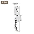 thumbnail image 2 of 2Pack 5" Wine Openers Waiter Corkscrew Red Wine Bottle Opener for Waiter, Silver, 2 of 6