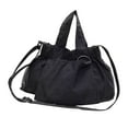 thumbnail image 4 of Bolso de hombro de gran capacidad, bandolera para desplazamientos, fiestas de cumpleaños, viajes, calle. negro, 4 of 10