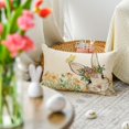 thumbnail image 2 of xianlin-Easter Yellow Floral Garland Bunny Throw Pillow Cover, 12 x 20 Inch Spring Rabbit Holiday Cushion Case Decoration for Sofa Couch, 2 of 4