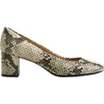 thumbnail image 2 of Women's Aerosoles Platinum Eye Candy Pump Natural Snake Printed Leather 7 W, 2 of 5