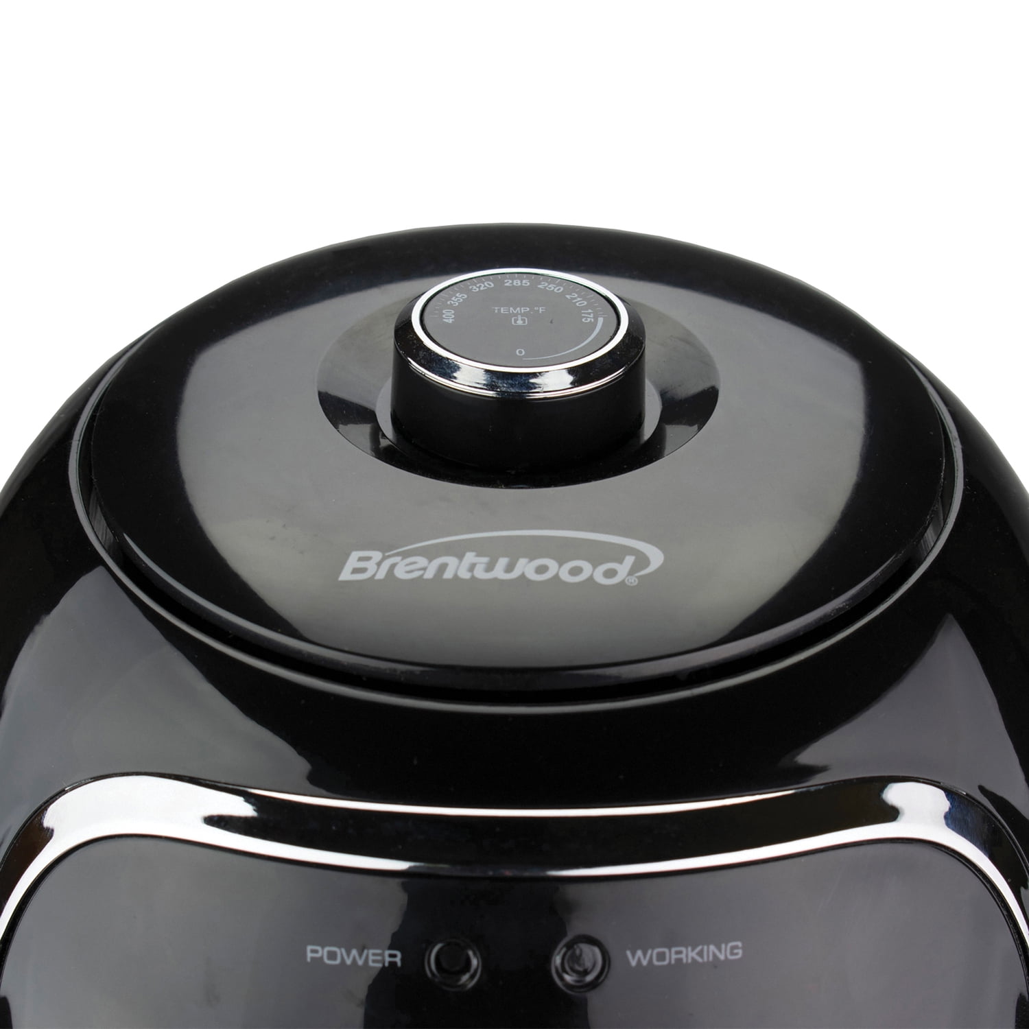 Brentwood 2-Qt. 1,200-Watt Electric Air Fryer with Timer and Temperature Control (Black), AF-202BKPT
