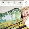 thumbnail image 3 of COMIO  Gustav Klimt Pine Forest Sherpa Throw Blank Sherpa Throw Blanket, 3 of 6