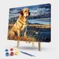 thumbnail image 1 of Pintura al óleo de perro por números, lienzo acrílico artesanal pintado a mano (WH-1228) Likrtyny Oficina Multiescena Multifunción, 1 of 9