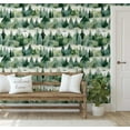 thumbnail image 5 of S4sassy Removable Nature-inspired Waterproof Wall Wrap, Finish Wallcover, Jungle Print Contact Paper for Walls, Cabinets, Dresser, Self Adhesive Vinyl Wallpaper Roll- Green (25"x240"), 5 of 9
