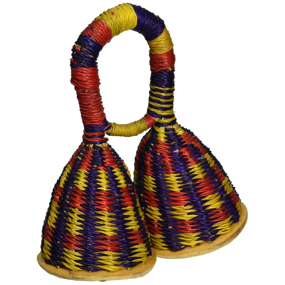 African Double Woven Seed Caxixi Shaker - Ghana Basket Shaker - Walmart