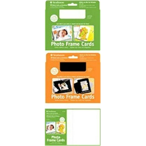 Art Supplies 105185 Photoframe Cards White 10 Pack