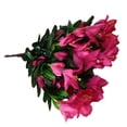 thumbnail image 4 of Ramo de flores artificiales Simulación Adorno floral Mesa Centro de mesa Oficina en casa Decoración de flores, Rosa roja Jumpingount HA8263-03B, 4 of 6