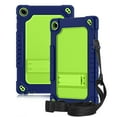 thumbnail image 2 of FIEWESEY for onn. 10.4" Tablet Pro 2023 Case Built in Kickstand Hybrid Protective Case  Shell & Shoulder Strap for onn. 10.4" Tablet Pro/Walmart onn. 10.4" Tablet Pro 2023 Model 10011060,2*Navy+Green, 2 of 8