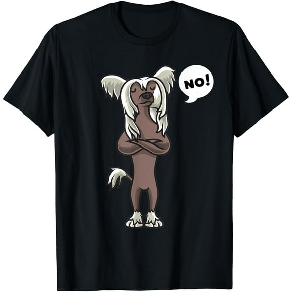 Sam Soft Stubborn Chinese Crested Dog T-Shirt