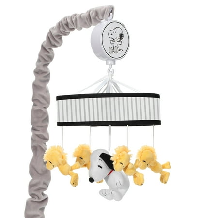 UPC: 0084122011168 | Lambs & Ivy Classic Snoopy & Woodstock Musical Baby Crib Mobile Soother Toy