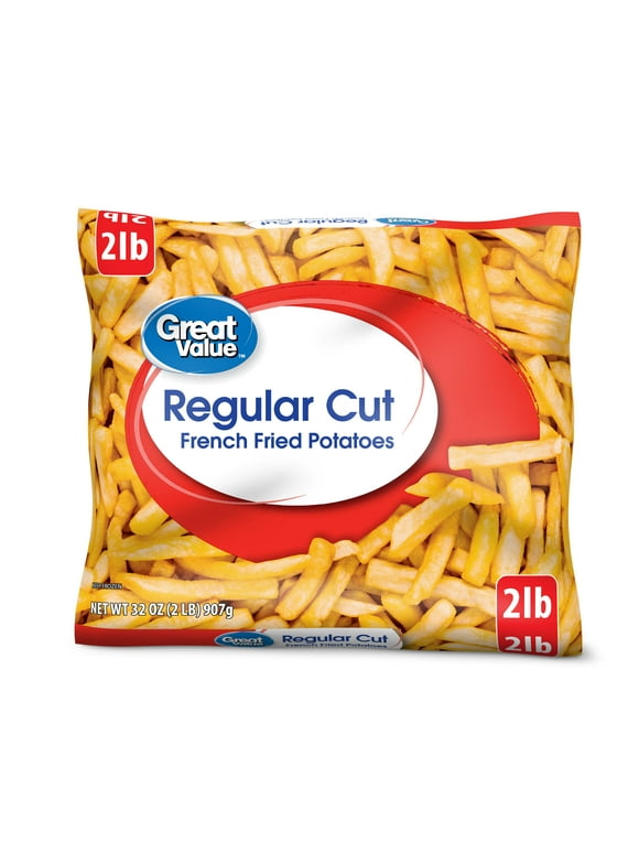 Great Value Regular Cut French Fried Potatoes, 32 oz