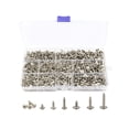 thumbnail image 1 of Kit surtido de tornillos LBY de acero al carbono niquelado, 900 piezas, 1 of 5