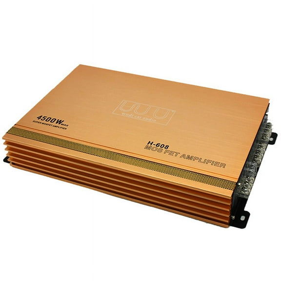 4500W Car Audio Amplifier Four-Channel High Power Amplifier Can Be Equipped with 4 Speakers H-608 Power Amplifier