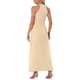 thumbnail image 3 of INSPIRAR CHIC Mono Elegante de Mujer con Cuello Halter Sin Mangas Mono Formal de Pierna Ancha XS Albaricoque, 3 of 6