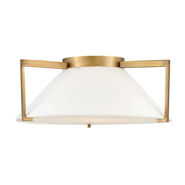 Hinkley Calla 20" Integrated LED Flush Mount Ceiling Light in Brushed Bronze