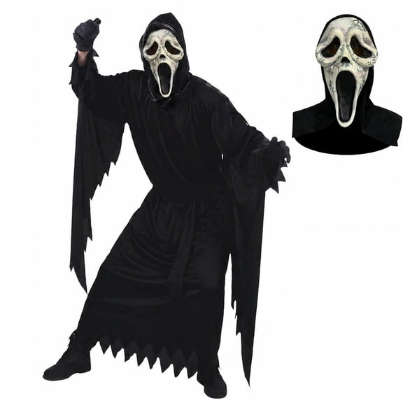 Forfamy Ghost Face Costumes Halloween Ghost Face Costumes Halloween Costumes Fancy Dress Outfit