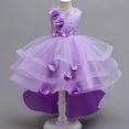 thumbnail image 3 of Nouvelle Robe de Princesse d'Été pour Sentier, Robe de Spectacle de Garçon aux Fleurs, Robe d'Hôte de Spectacle de Piano, Robe de Performance, Décalcomanie à Paillettes, Robe de Soirée Mode pour 3-12 Ans, 3 of 7