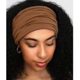 thumbnail image 4 of Set de 3 diademas elásticas color gris café negro para mujer y niña para deporte y yoga., 4 of 4