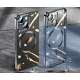 thumbnail image 1 of Phone Case for Iphone 14 15 plus pro max Electroplated magnetic absorption transparency phone case, 1 of 3