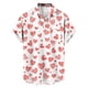 thumbnail image 4 of TaTaai Men's Valentine's Day Print Shirt, Short Sleeve Button Down Casual Blouse, Romantic Gift Top Gift, 4 of 5
