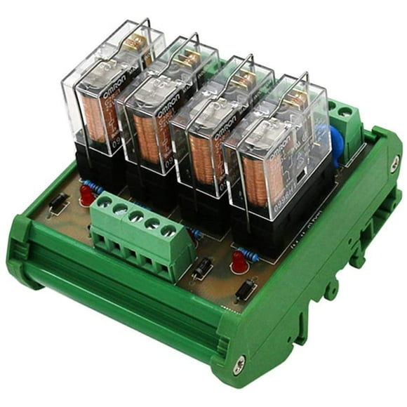 Circuits de Transistor de YASEKING Entraînement Bobine de Relais, Indicateur Mené pour Chaque Canal de Relais, Bloc de Borne de Vis