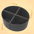 thumbnail image 2 of Slow Cooker Divider Liner fit 6 QT Pot Silicone Slow Cooker Divider Liner Reusable & Leakproof Silicone Divider Dishwasher Safe Cooking Liner, 2 of 8