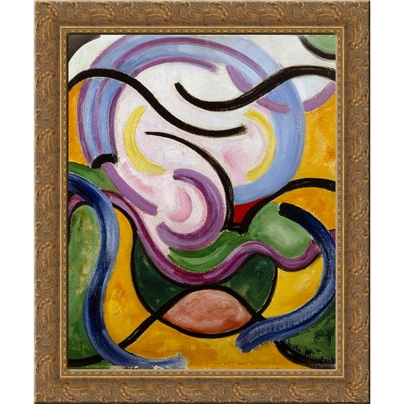 Bild no. 84 24x20 Gold Ornate Wood Framed Canvas Art by Jacoba van Heemskerck