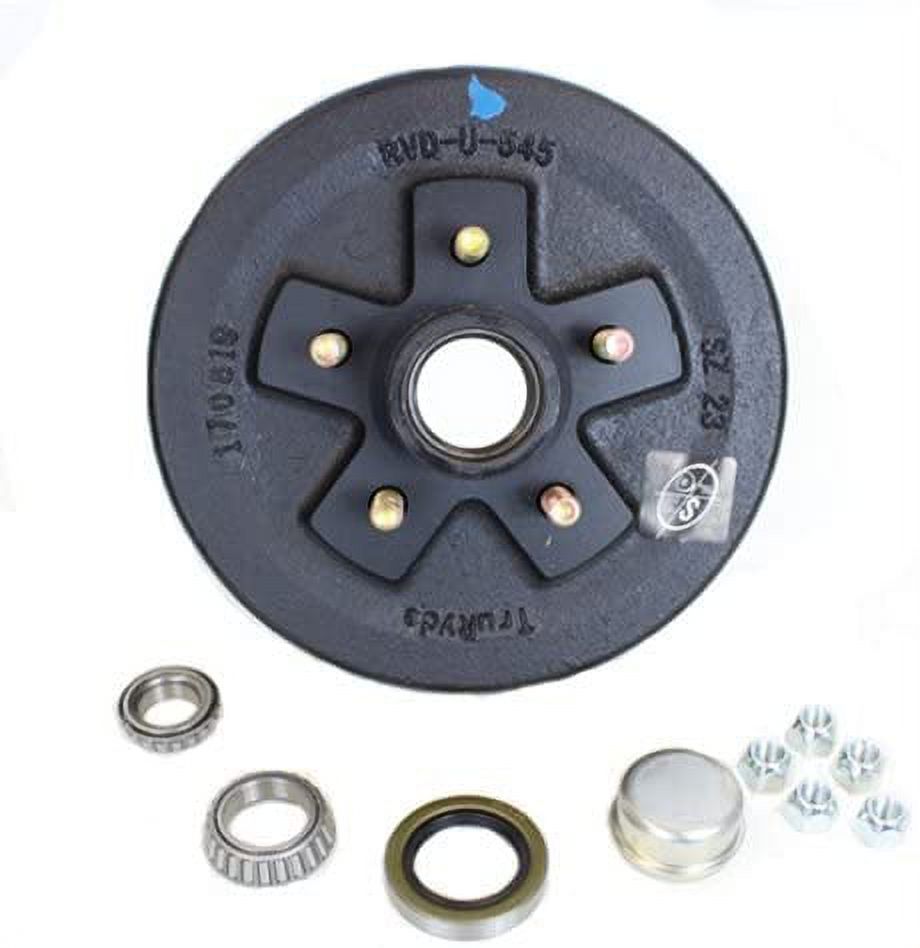 5Hole, 4.5" Bolt Circle Brake Drum for 3,500 lb. Axles