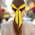 thumbnail image 2 of Unique Bargains 1 Pc Scarf Headband Fashion Printed Pattern Neck Scarf for Women Yellow, 2 of 5