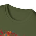 thumbnail image 3 of Woman Floral Unisex Softstyle T-Shirt Boho Hippie Chic Festival Inspired, 3 of 3