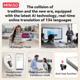 thumbnail image 3 of MINISO MS112 AI Translation Earbuds Real Time 135 Language Translator EarbudsHeart Rate Sensing Audifonos Traductores, 3 of 8
