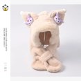 thumbnail image 1 of Sanrio Cinnamoroll Kuromi My Melody-gorro de felpa de dibujos animados Kawaii, cálido para el cuello, protección para los oídos para niñas, bufanda linda, nueva moda, Invierno LIUWENJING unisex, 1 of 2