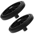 WSTEER 2 Pcs Garbage Can Wheels Trash Can Wheels Garbage Can