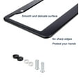 thumbnail image 3 of CARSDIY Matte Black License Plate Frames - 2 Packs License Plate Covers, Universal Aluminum Tag Frame for Front and Rear Car Tags, 3 of 3