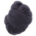 thumbnail image 4 of 55g Colored Needle Felting Wool Roving Spinning Sewing Trimming Handiwork Material (Dark Gray), 4 of 14