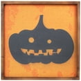 thumbnail image 2 of Northlight Jack O Lantern Silhouette Halloween Wall Hanging - 15.75", 2 of 7