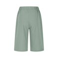 thumbnail image 4 of Womens Casual Capri Pants Lightweight Athletic Elastic Waisted Straight Leg Trousers with Pockets, 4 of 7