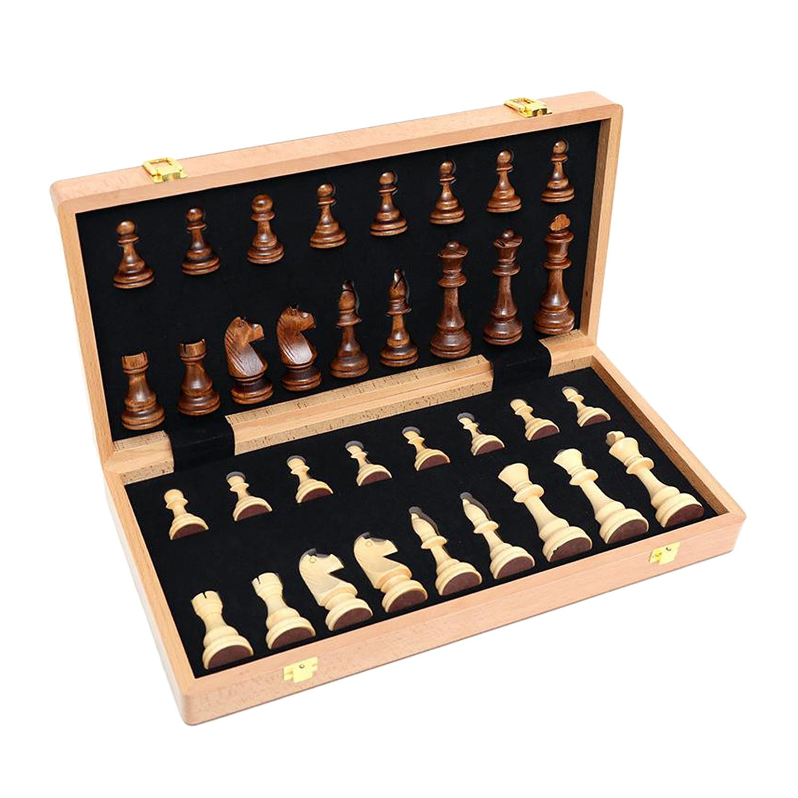  18.5 Large Chess Set for Adults Kids with Zinc Alloy